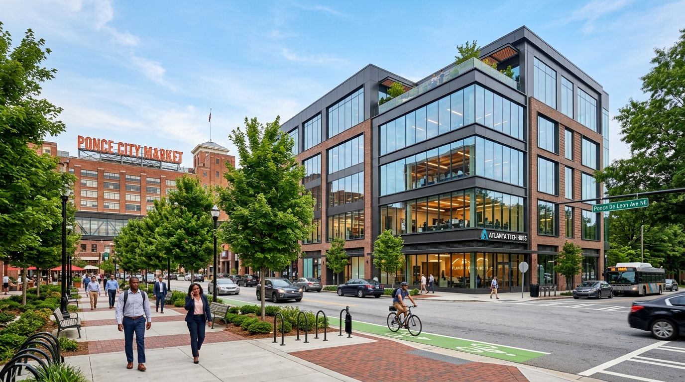 STS Data Labs Ponce City Market Headquarters in Atlanta